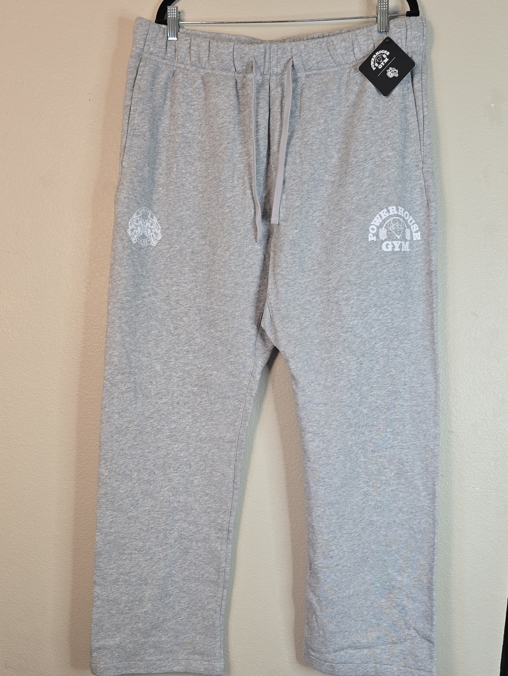 Mens Darck Sport X Powerhouse Gym Gray Sweatpants - Comfortable Athletic Bottoms
